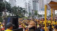 Andar Amin Harahap, Golkar Sumatera Utara, Lapangan Merdeka Medan, hadiah HUT Golkar, Yunie Piliang