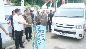 Bupati Asahan Sambut Bantuan 6 Bus Perintis untuk Pelajar, Gubernur Sumut Tekankan Keselamatan dan Akses Pendidikan