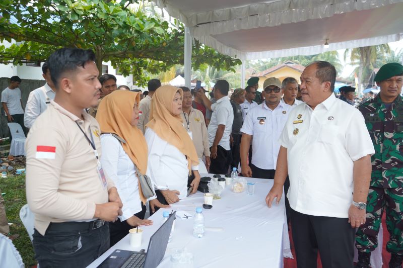 Bupati Asahan Tinjau Pilkades di Pulungan dan Gedangan, Pastikan Pelaksanaan Aman dan Kondusif