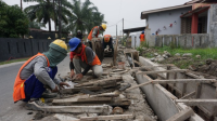 Cegah Banjir Berulang, Pemkab Deli Serdang Bangun Drainase 773 Meter di Desa Klambir, Anggaran Rp1,034 Miliar