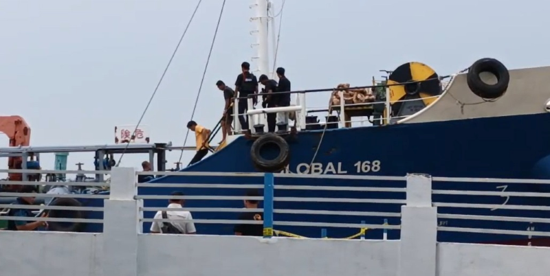 Geger! Kapal Asing Global 168 Diduga Bawa Lebih dari 1 Ton Sabu, Tim Gabungan Amankan 8 Orang di Selat Malaka