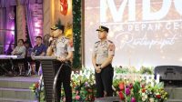 Minggu Kasih di Gereja MDC, Kapolres Labuhanbatu Ajak Jemaat Jaga Toleransi dan Kamtibmas