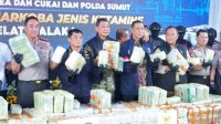 Pangdam I/BB Hadiri Pengungkapan 1.160 Paket Ketamine di Kapal Tanker Global 168