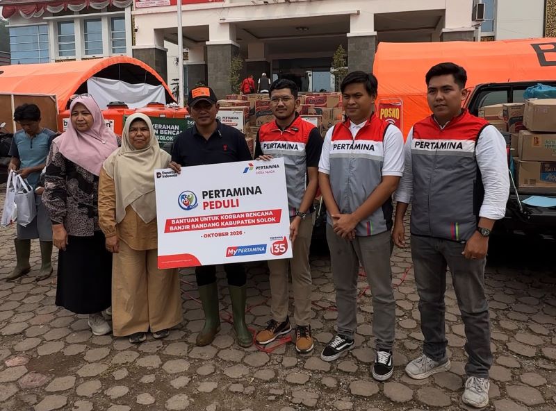 Pertamina Patra Niaga Regional Sumbagut Terus Dorong Upaya Pemulihan Pasca Banjir Bandang "Galodo" di Kabupaten Solok