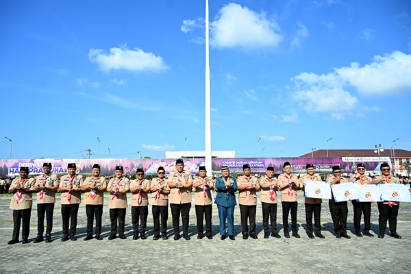 Pj Sekdaprov Sumut Tekankan Nilai Satya dan Darma Pramuka Harus Hidup dalam Keseharian