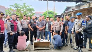 Polres Labuhanbatu dan BNNK Labura Gelar OSN, Dua Pria Diamankan dengan Sabu