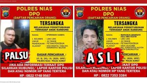 Polres Nias Tegaskan e-Poster DPO atas Nama Operisman Harefa Adalah Palsu, Akun Resmi Jadi Satu- satunya Sumber Sah
