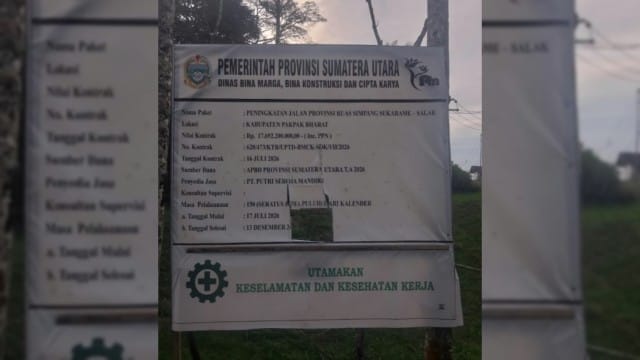 Proyek Rp17,6 Miliar di Silima Kuta Tinada Pakpak Bharat Disorot: Bahu Jalan Diduga Menggantung Tidak Melekat dan Hotmix Berongga
