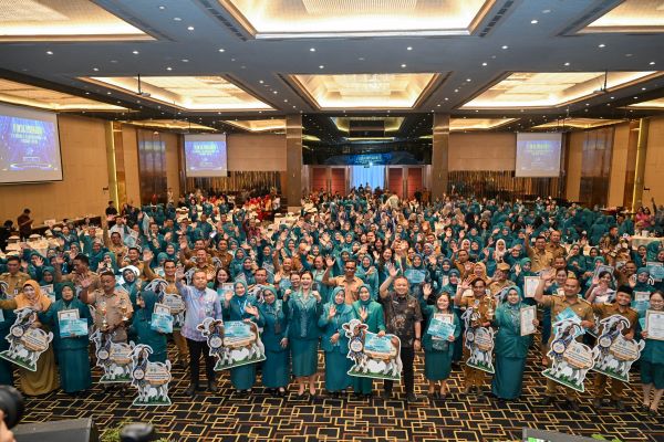 Puncak Peringatan HKG PKK 2026, Gubernur Sumut Ajak Kader PKK Lindungi Anak dari Narkoba dan Perundungan