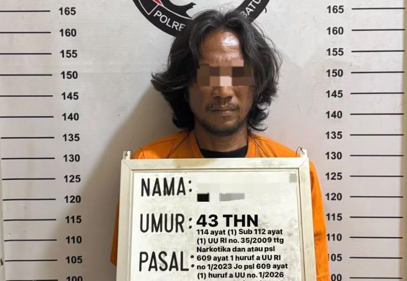 Satresnarkoba Polres Labuhanbatu Amankan Pria di Bilah Hulu, Sabu 1,46 Gram Disita