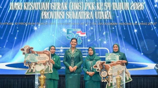 Ukir Prestasi Membanggakan, TP PKK Asahan Sabet Gelar Juara Umum HKG PKK Sumut 2026