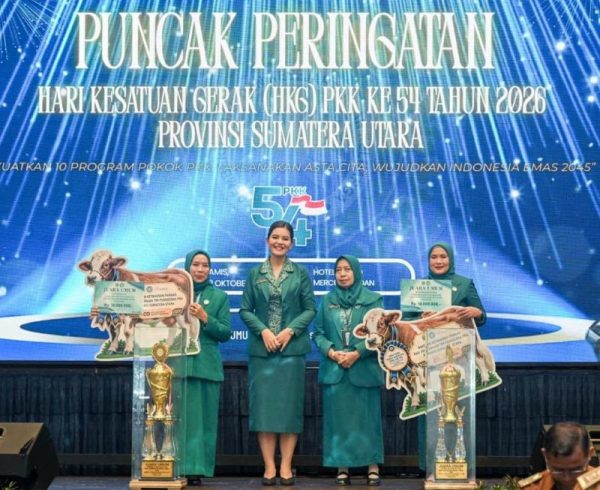 Ukir Prestasi Membanggakan, TP PKK Asahan Sabet Gelar Juara Umum HKG PKK Sumut 2026