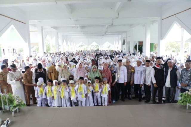 Ribuan Anak PAUD di Asahan Ikuti Peragaan Manasik Haji, Tanamkan Nilai Keimanan Sejak Dini