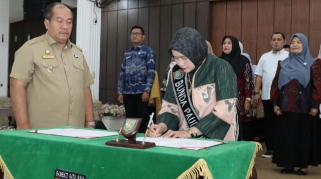 Bupati Asahan Kukuhkan Pokja Bunda PAUD dan Lantik Bunda PAUD Kecamatan, Perkuat Pendidikan Anak Usia Dini